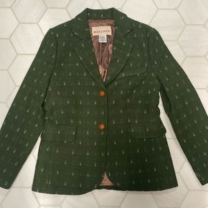 Green Anthropologie Madchen Blazer